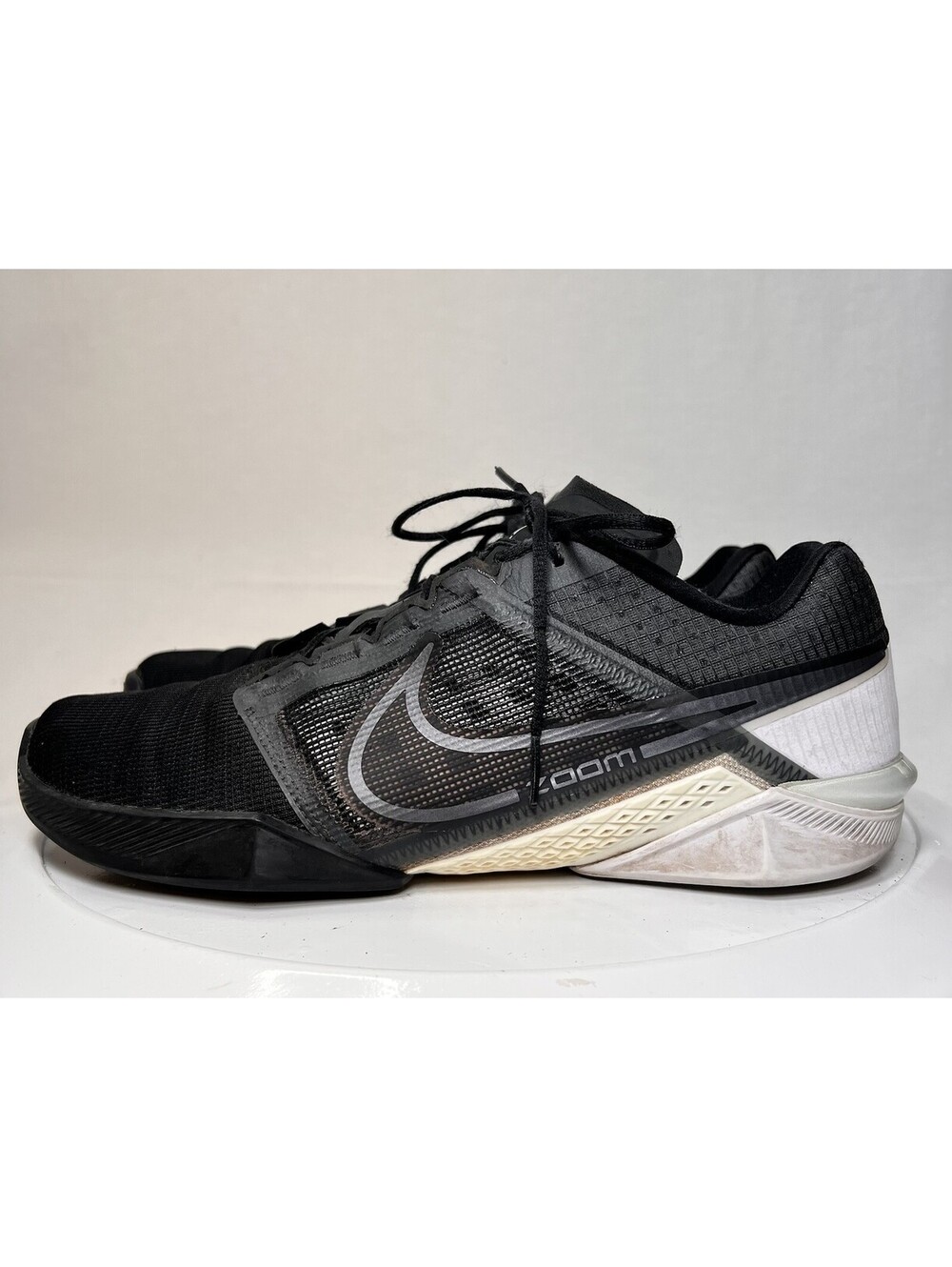 Nike Zoom Metcon Turbo 2 Athletic Shoes Mens Black Lace Up DH3392-010 Size 11